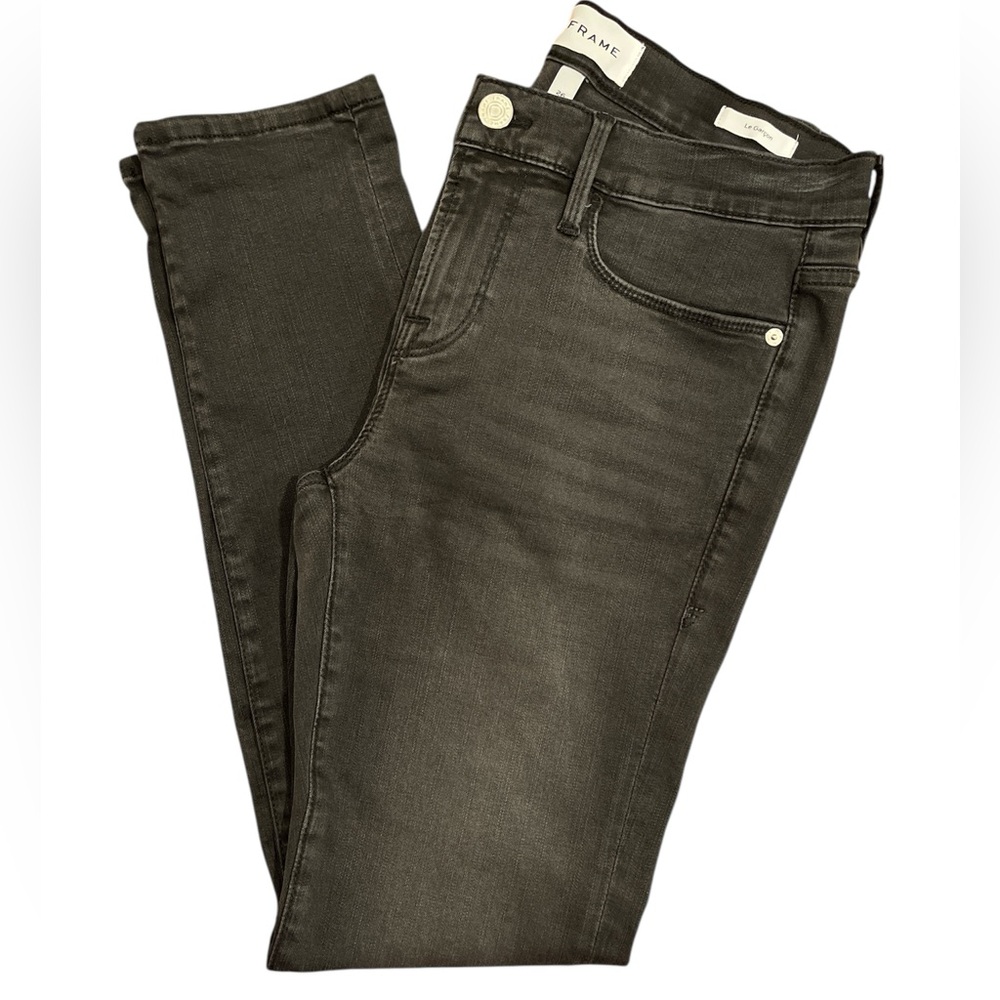 Frame Le Garçon Women’s Denim Charcoal Jeans Size 26